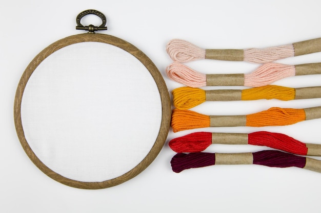 Detail vyšívacej sady